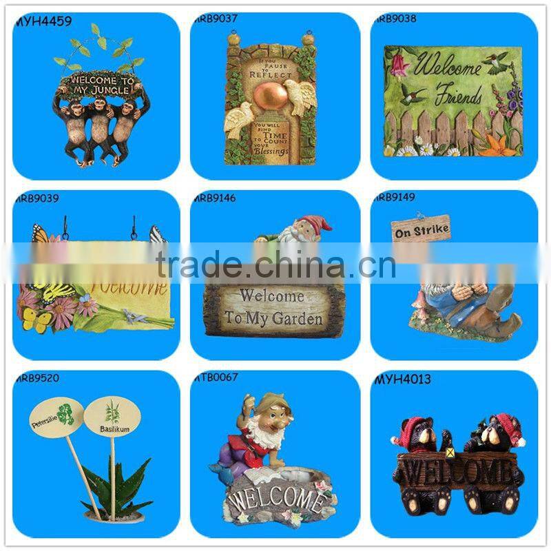 Glazed fish shape Welcome Signs for Front Door