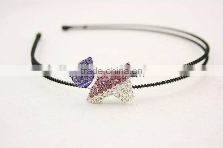 double wires metal headband for kids