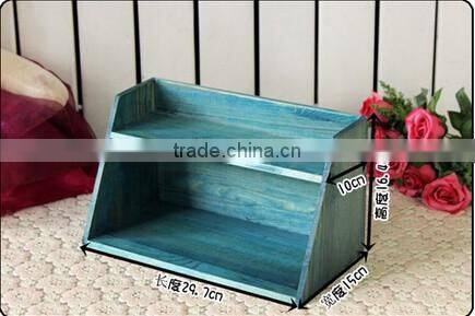 aircraft finishing Wood shelving racks Storage Rack on Office Desktop