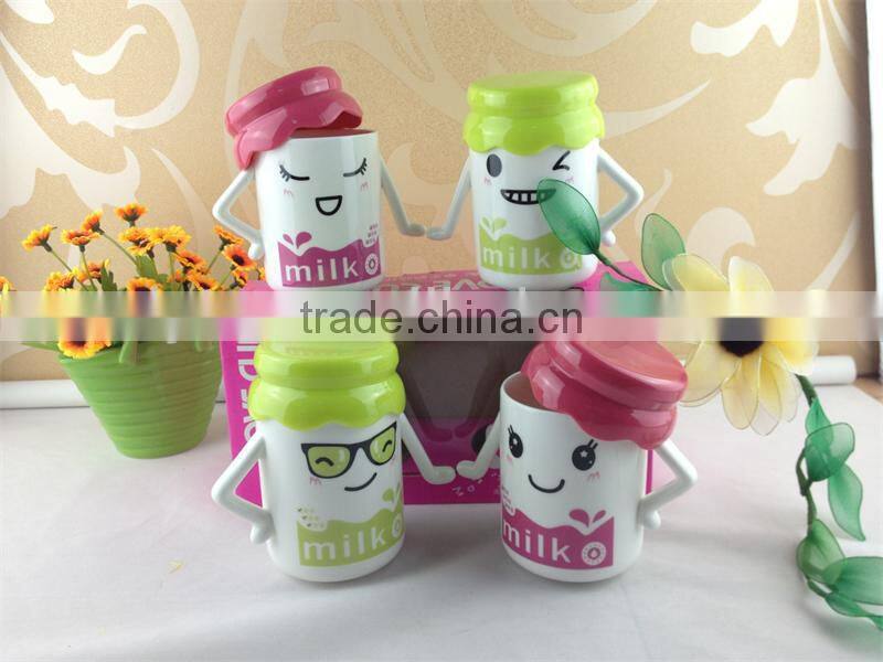 2pcs ceramic couple mugs in gift box