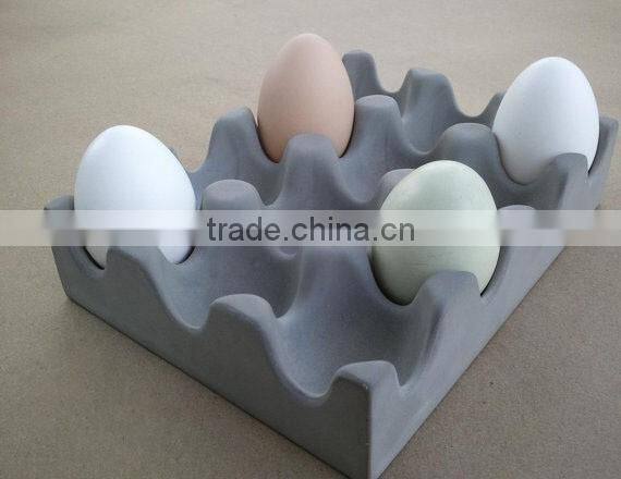 Concrete egg tray kitchen equipment food tray