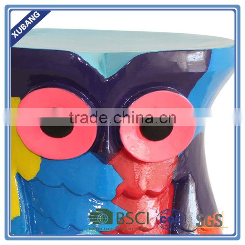 colorful resin garden stool for indoor and outdoor