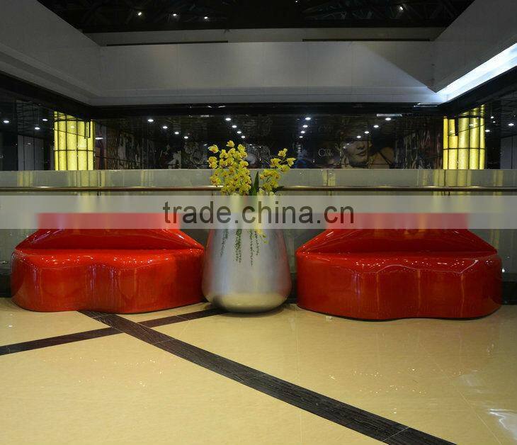 Outdoor fiberglass chair