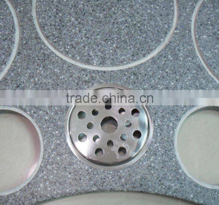 Electric marble bedplate triple Juice Dispenser