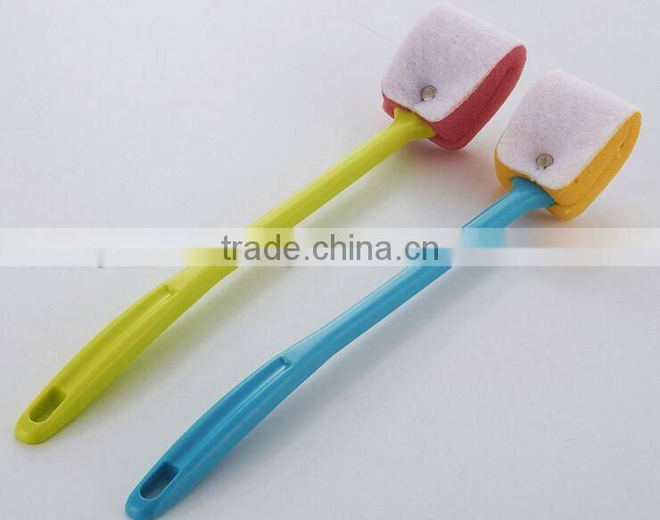 long handle sponge washing brush cleaning brush Protec your hand