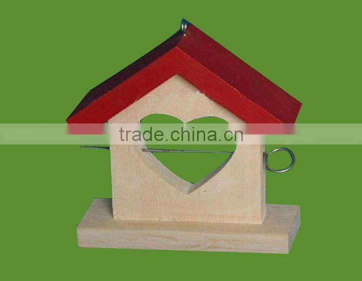 pretty painted handmade wooden birdhouse,wooden craft