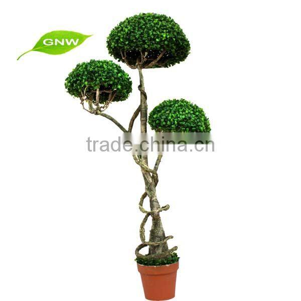 BOX1040 GNW indoor ornamental plants Artificial topiary trees for office decoration and garden decoration