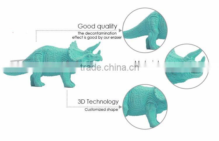 OEM Promotional Novelty 3D Dinosaur Shaped Best Eraser