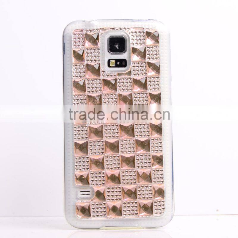 New products jewelry diamond phone case for Samsung s5