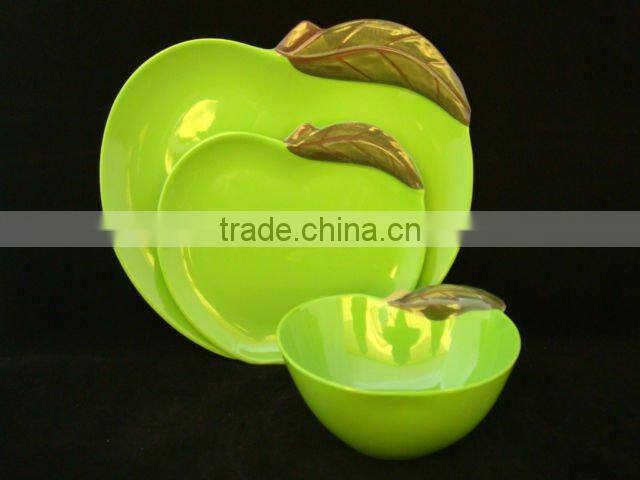 Round shape melamine cake plate