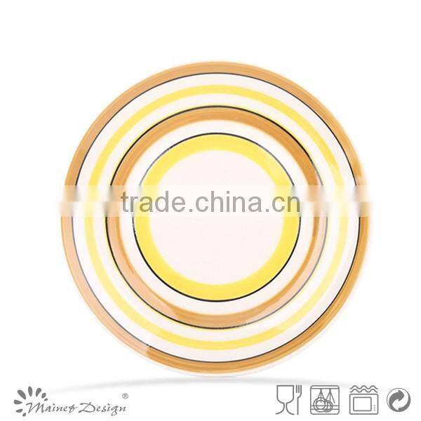 18.5cm hand painted salad plate/Dinnerware plate