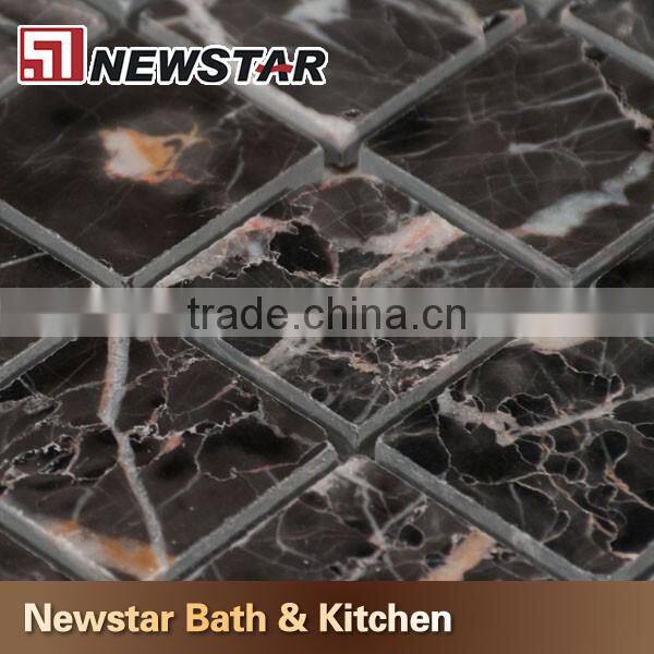 Newstar Mystique Brown Marble Stone Tile Flooring