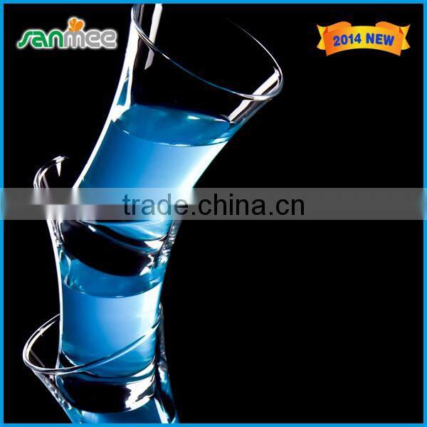 2014 New Design Bar Use Shaped Whisky Shot Glass
