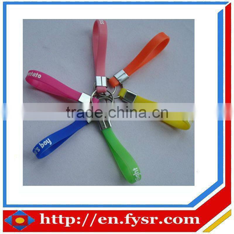 Custom silicone keychain