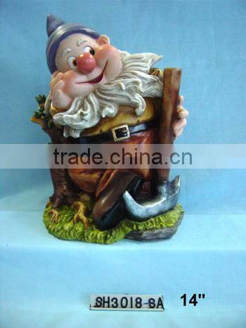 Newest Resin Garden Gnome Garden Dwarfs Statues Resin Crafts