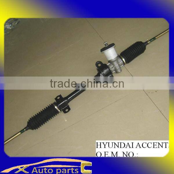 auto parts for hyundai, korean hyundai spare parts steering rack for ACCENT/EXCEL/VERNA/GIRO 56500-24110 56510-22000