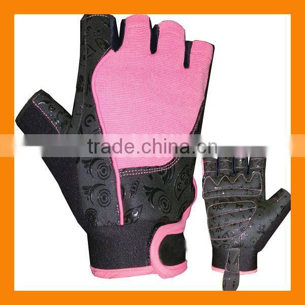 Weight Lifting Gymnastic Hand Leather Reinforced Grip Glove For Gymnastics