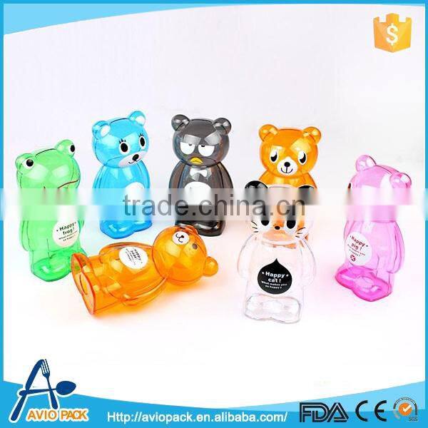 Transparent PS cartoon design money bank money box for kids