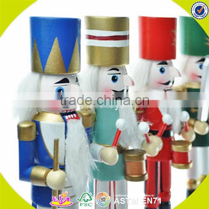 wholesale baby wooden delicate nutcracker, popular kids wooden nutcracker, fashion wooden nutcracker W02A007