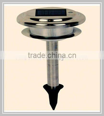 stainless steel solar garden light