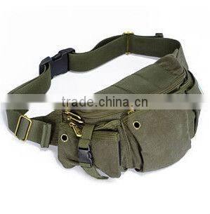 Canvas Men Waist Bag for Hiking and Cycling