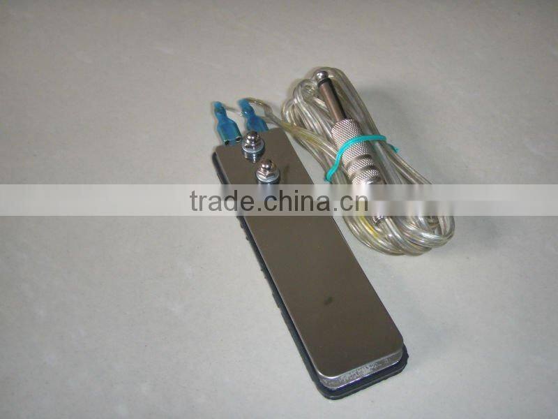 FLAT Stainless Steel Tattoo Foot Switch Pedal for Power Supply Control Thin