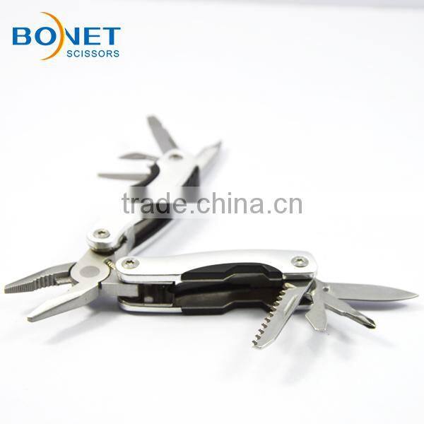 SFI0003B FDA qualified multi purpose Stainless steel folding fly fishing pliers scissor