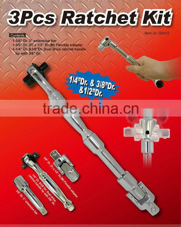 3Pcs Ratchet Kit