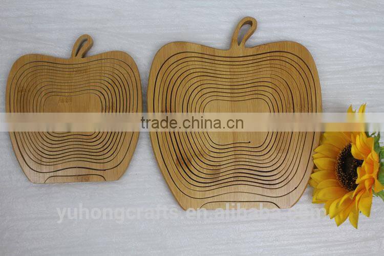 bamboo folding fruit basket
