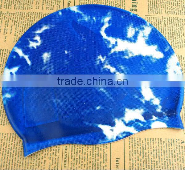 colorful swimming hat/swim hats for women/waterproof swimming hat(FDA, LFGB)