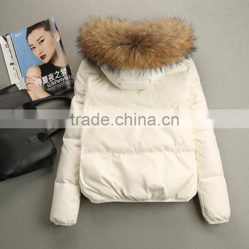 Latest Fashion Winter Short Down Jackets Woman Down Jacket Parka Winter 2016