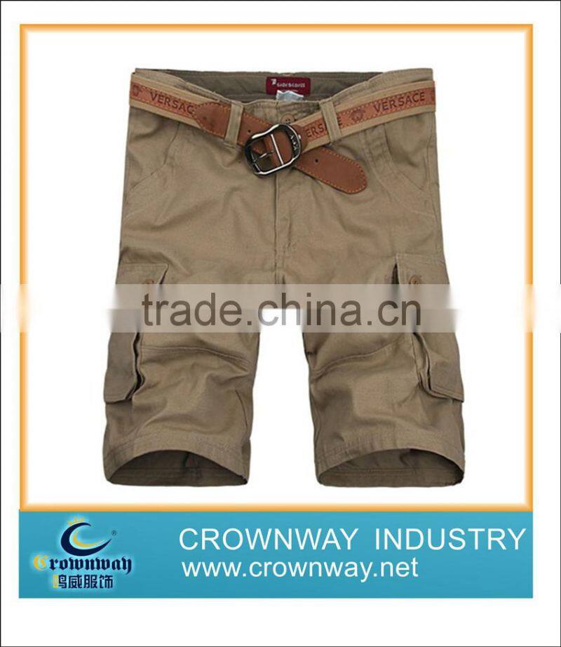 Vintage military army cargo shorts in slim fit