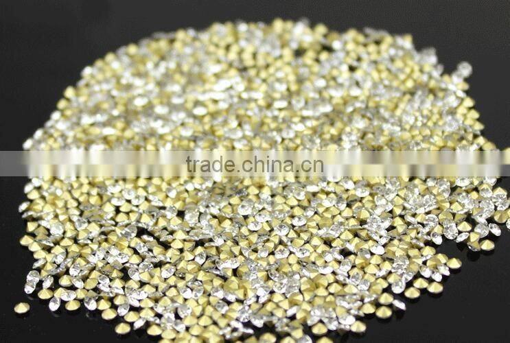 China pink opal rhinestone for wedding decoration wholesale