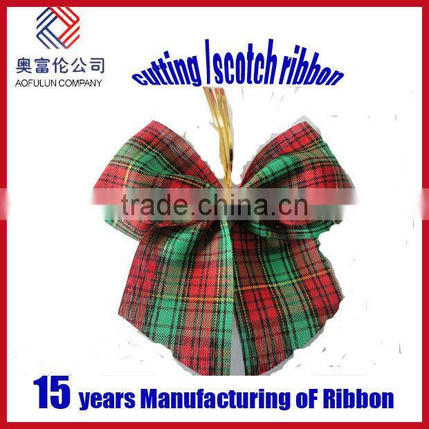 yarn-dyed cutting ribbon