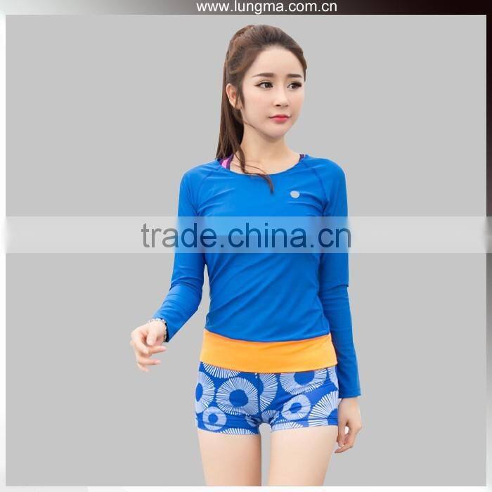 Latest Thermal Moisture Wicking Compression Gear Long Pants, 4 Needle 6 Thread Flatlock Sewing Rash guard T Shirts