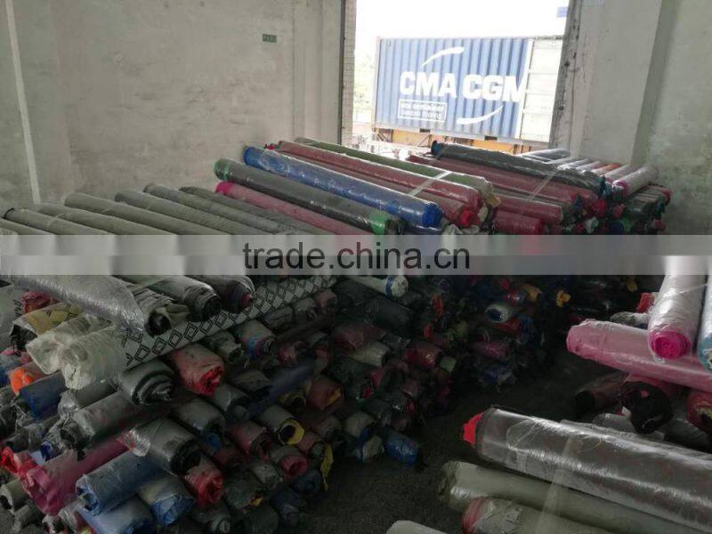 Oxford Fabric With PVC Backing Stock lot For Luggage Used