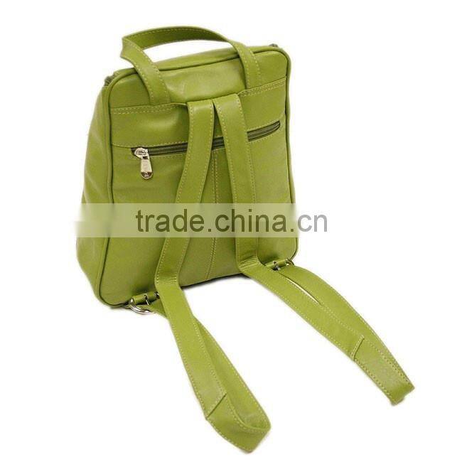 2015 Korean Style Fashion lady 2 Ways PU Leather School Backpack bag