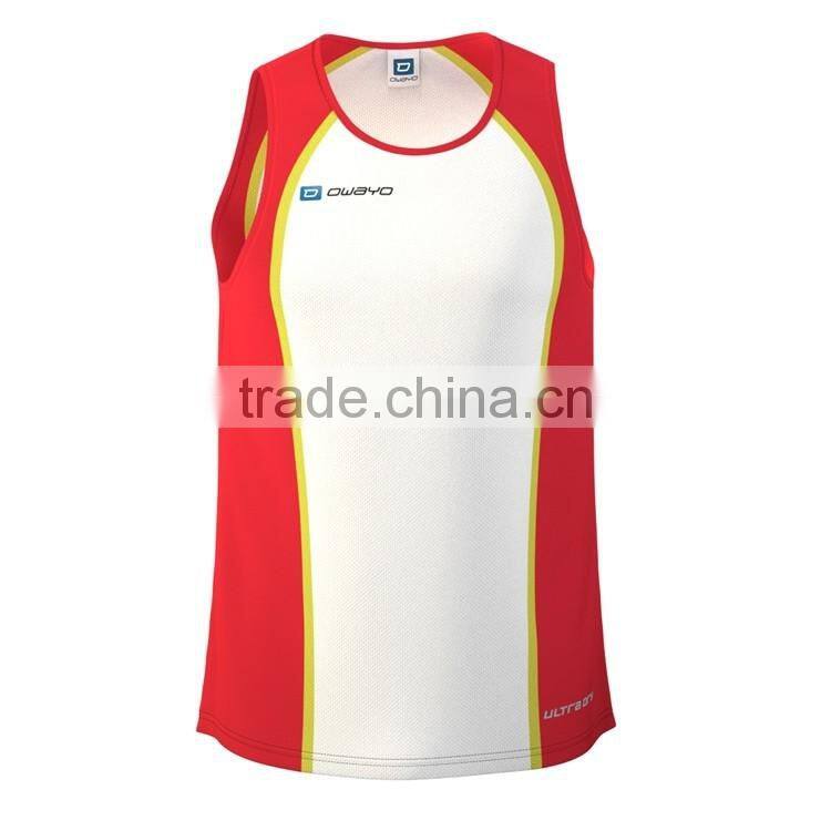 Mens Yoga tank tops running singlets Plain custom gym vest