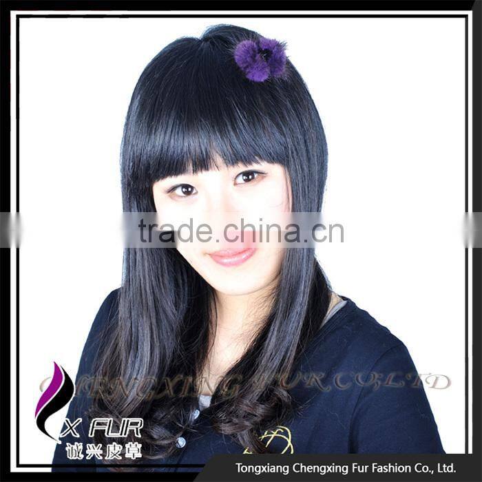 CX-E-25-3 Beautiful Mink Fur Hair Ball Claws Magic Headband