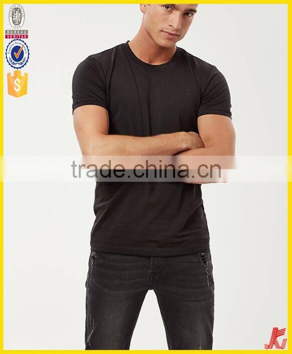 cheapest V-neck men's plain cotton t shirt OEM/ODM