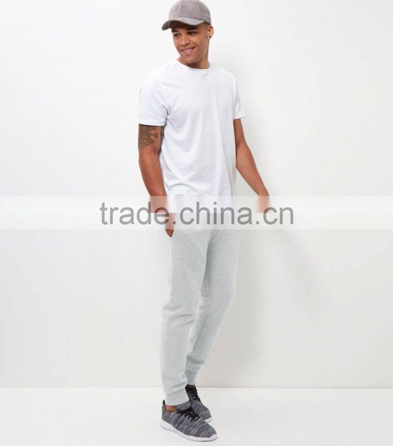 casual soft french terry jogger cuffed hem jogger
