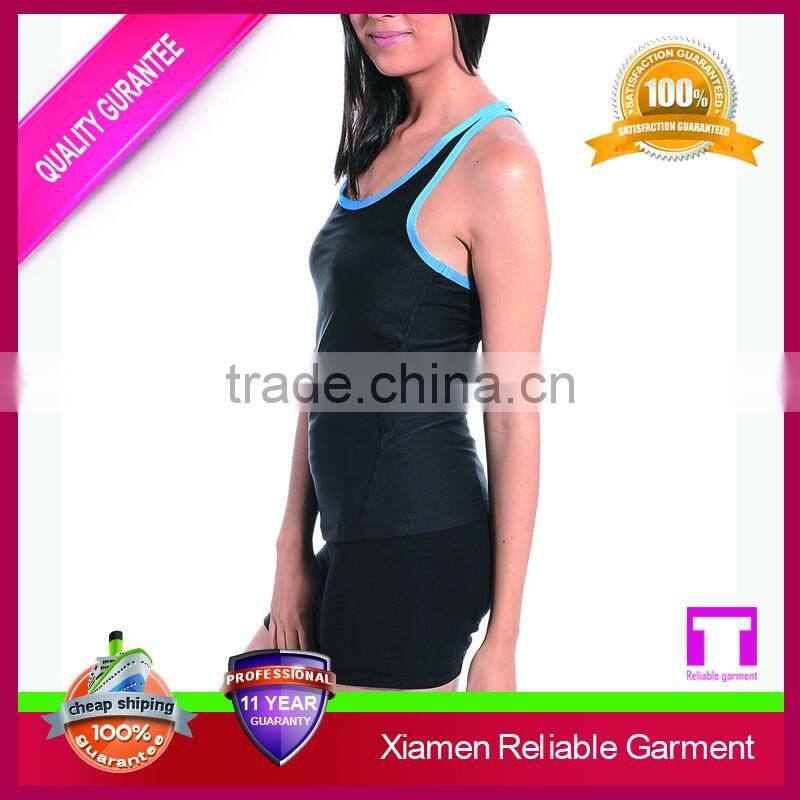 2016 Sleeveless knitted ladies top sexi women sport tank top