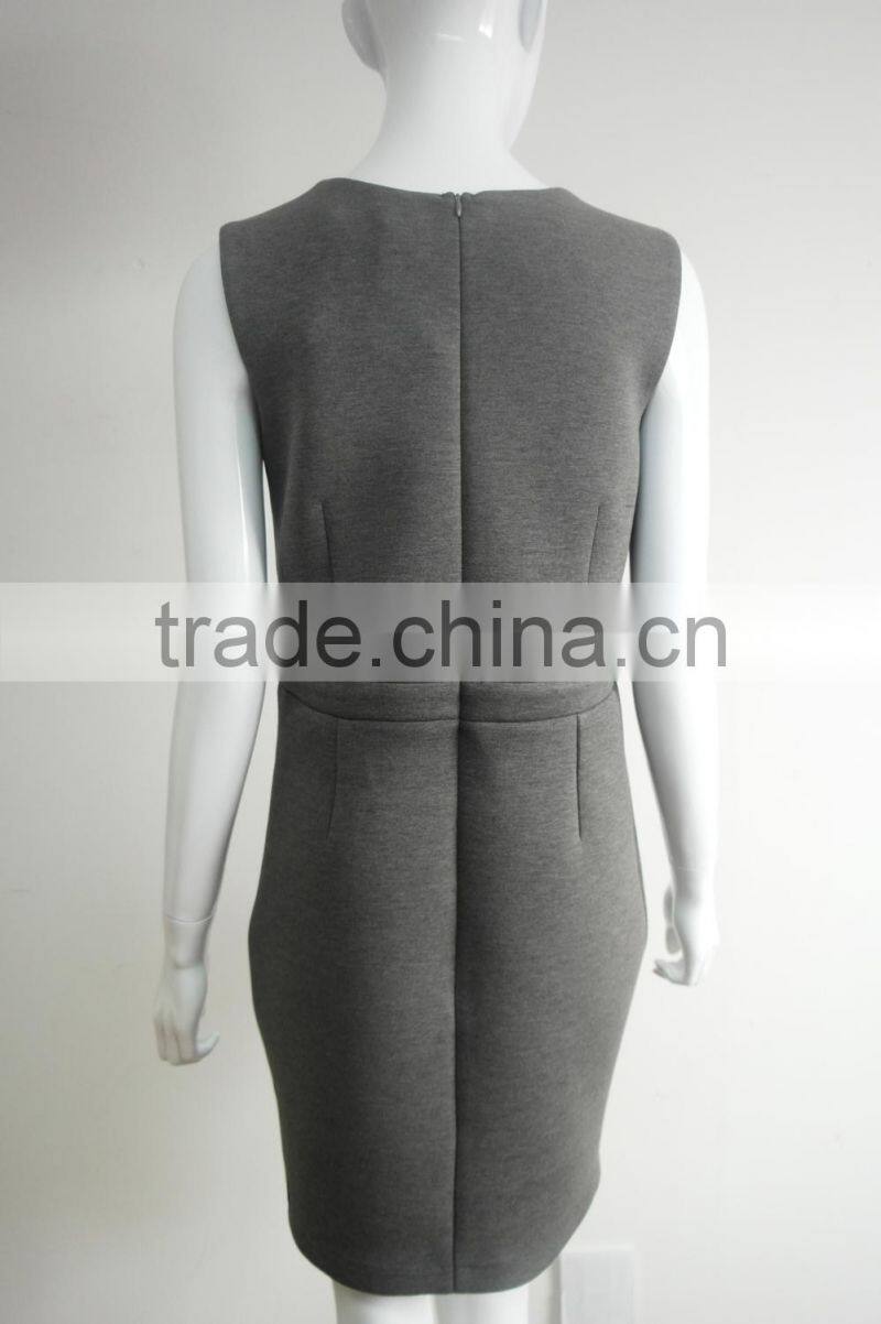 Fashion women neoprene knit dress