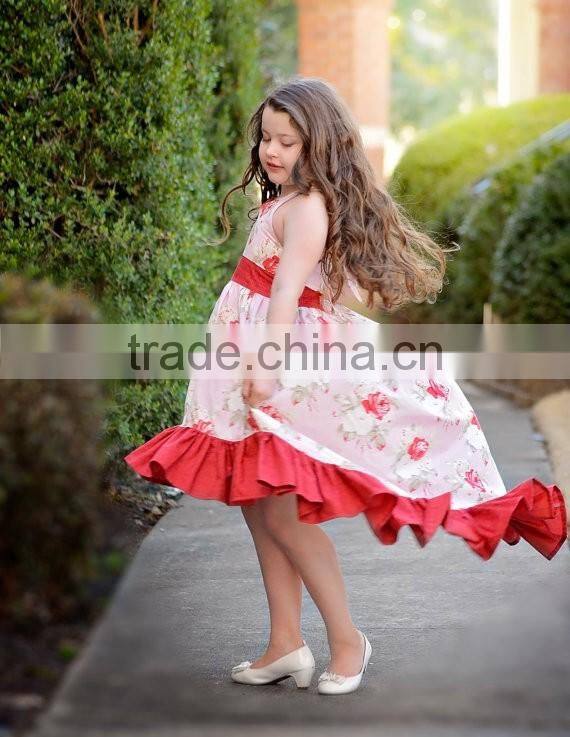 Long Maxi Dress Roses Vintage Dresses For Girls Of 10 Years Old Girls Party Dresses