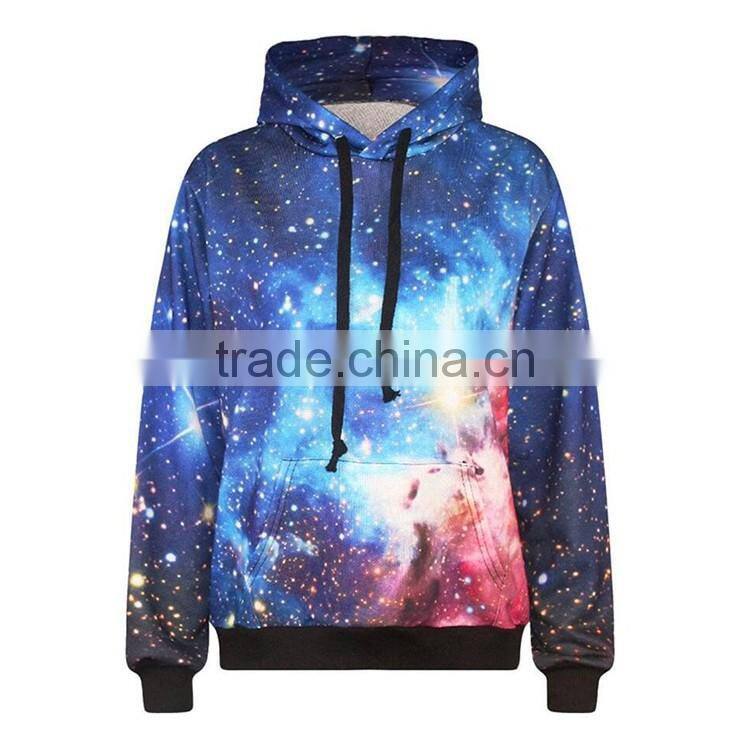 China Manufacturers Wholesale Custom 3D Sublimation Print Men's Pullover Hoodie
