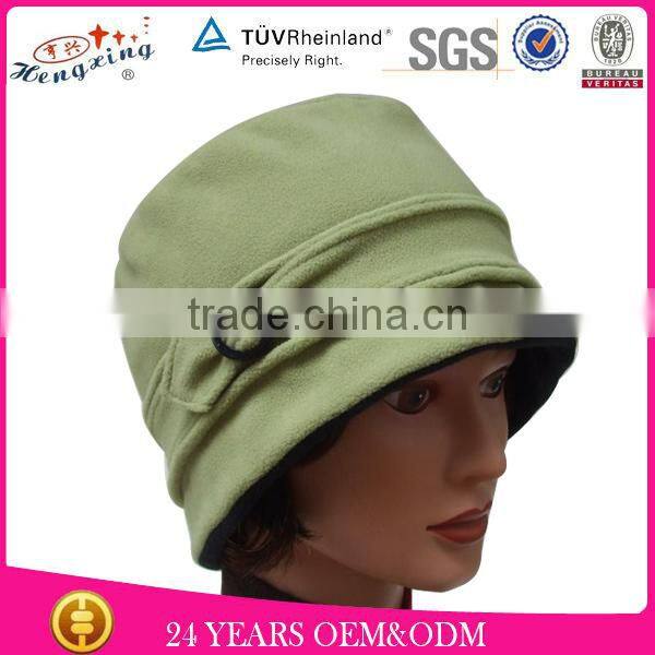 Streetwear Tie Dyed Wide Brim Fresh White Kids Plain Bucket Hat