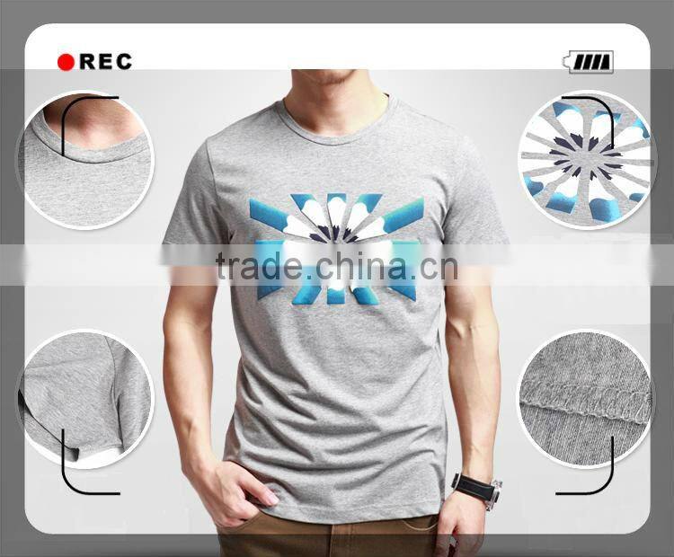 Mens cotton jersey short sleeve printed tshirts 201308