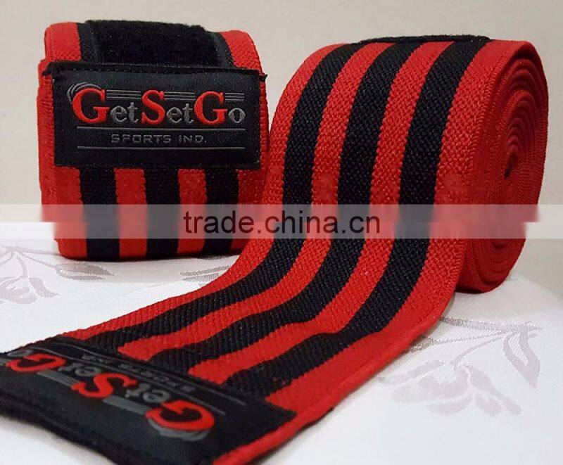 Elastic Knee Wraps for Gym Workout