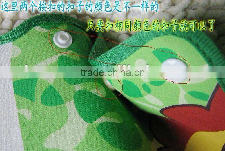 2014 Hot Sale PVC Plastic Waterproof Custom Baby Bibs