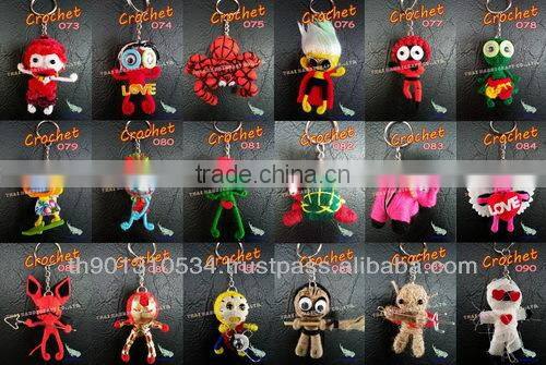 Handmade Crochet Key chains Wholesale Key rings
